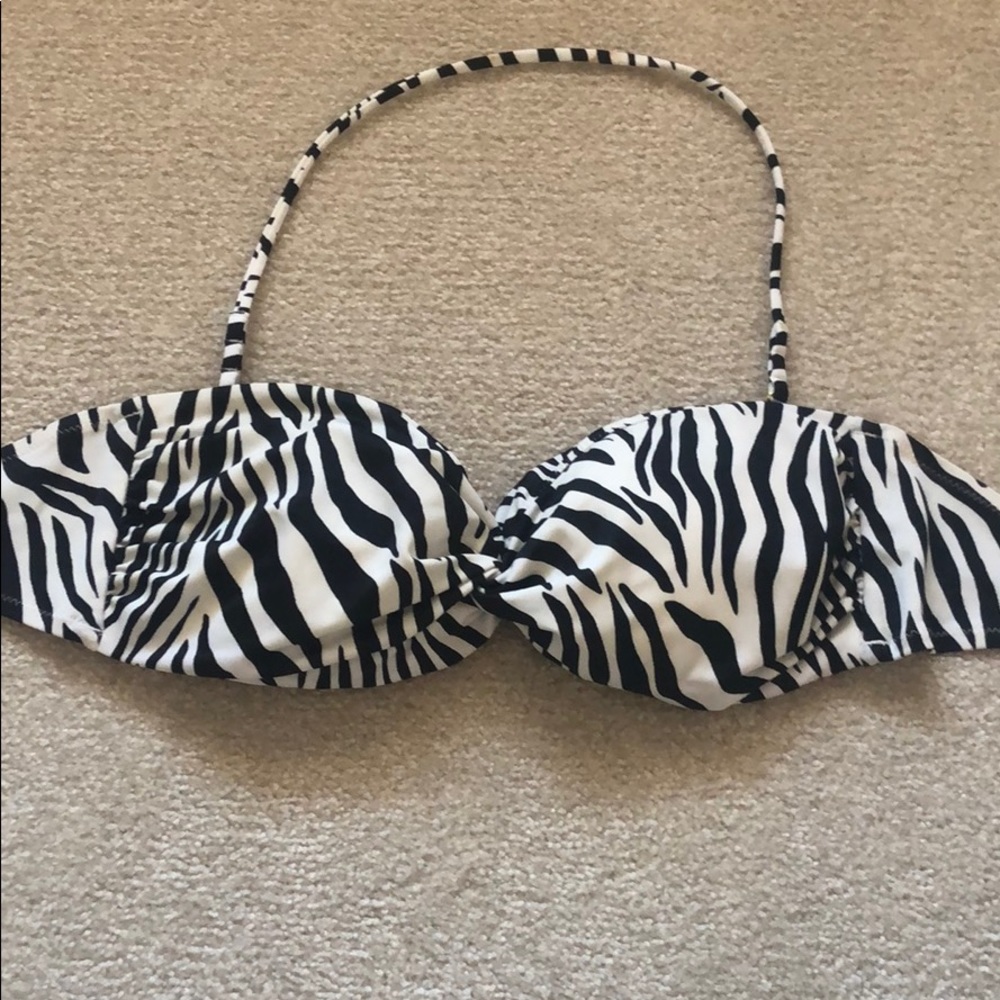Zebra pattern bikini top - Picture 6 of 7